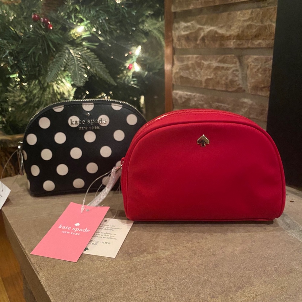 Kate Spade cosmetic bags